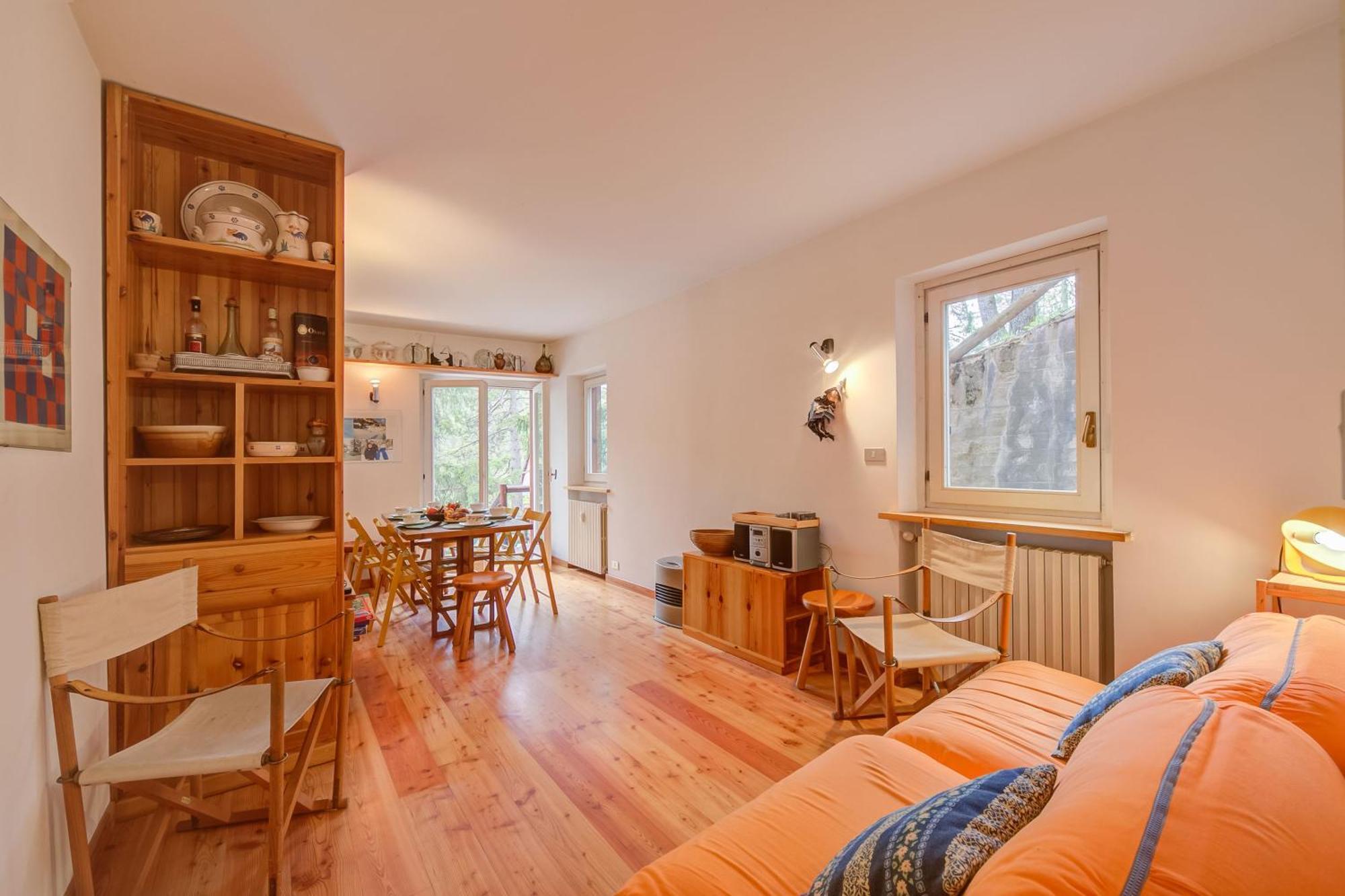Appartamento La Marmotta Mountain Retreat - Happy Rentals クラヴィエーレ エクステリア 写真