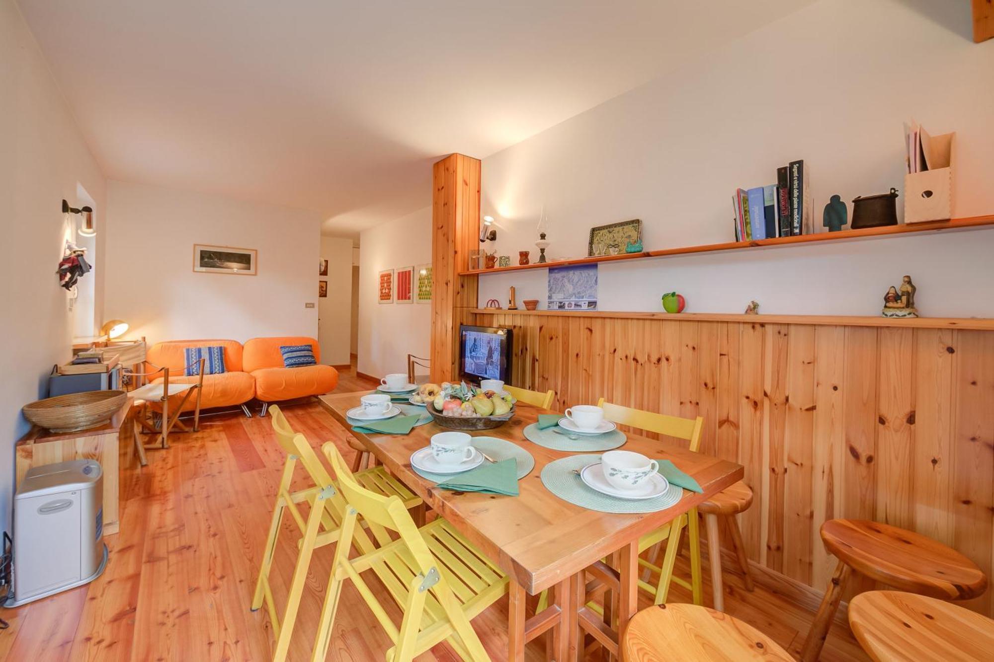 Appartamento La Marmotta Mountain Retreat - Happy Rentals クラヴィエーレ エクステリア 写真